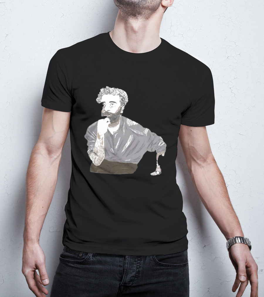 Super Yaki X Courtney LeSueur Oscar Thinking Pose T-Shirt