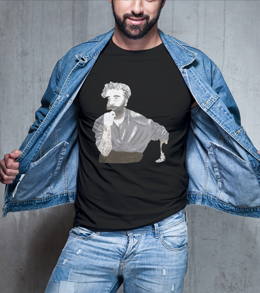 Super Yaki X Courtney LeSueur Oscar Thinking Pose T-Shirt