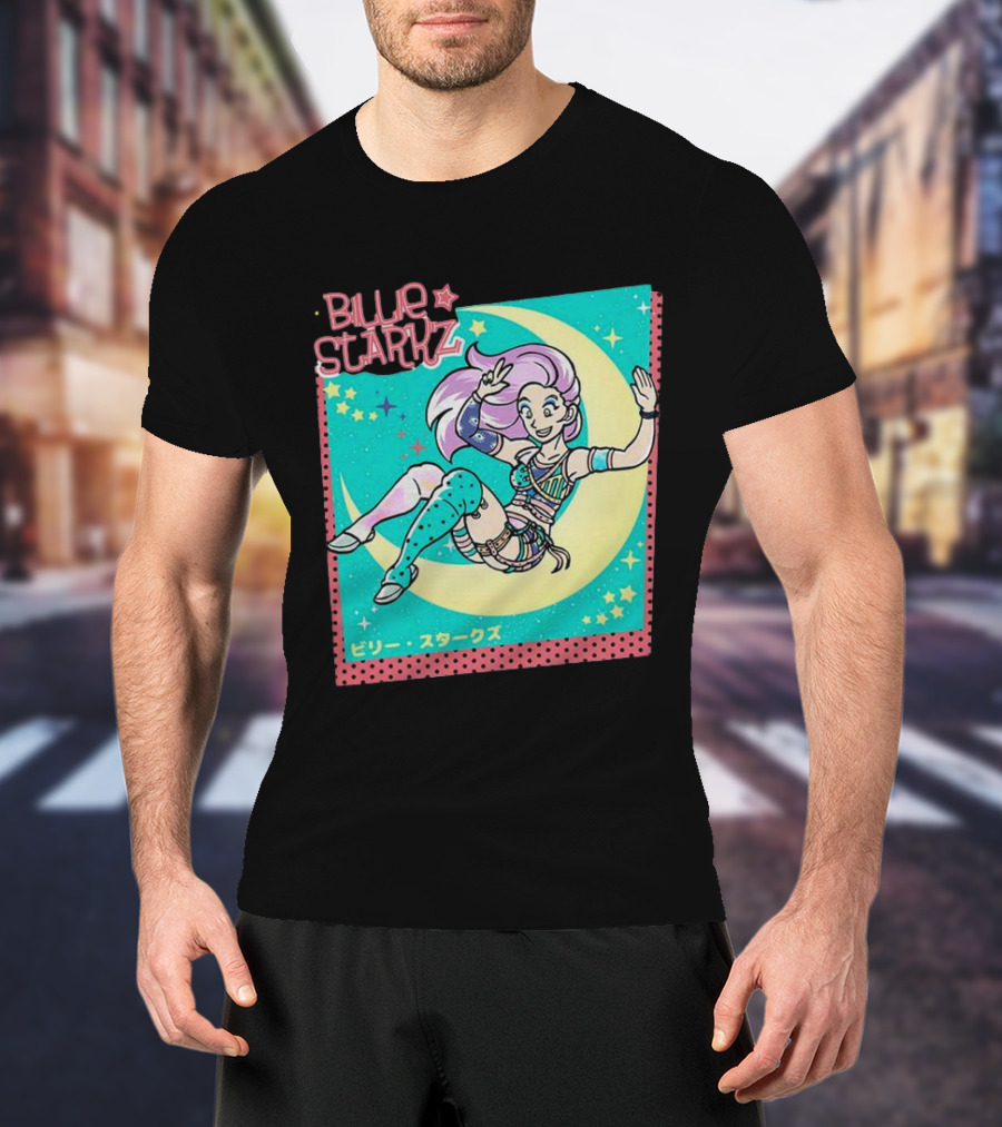 Billie Starkz All Elite Wrestling Moon Jump T-Shirt