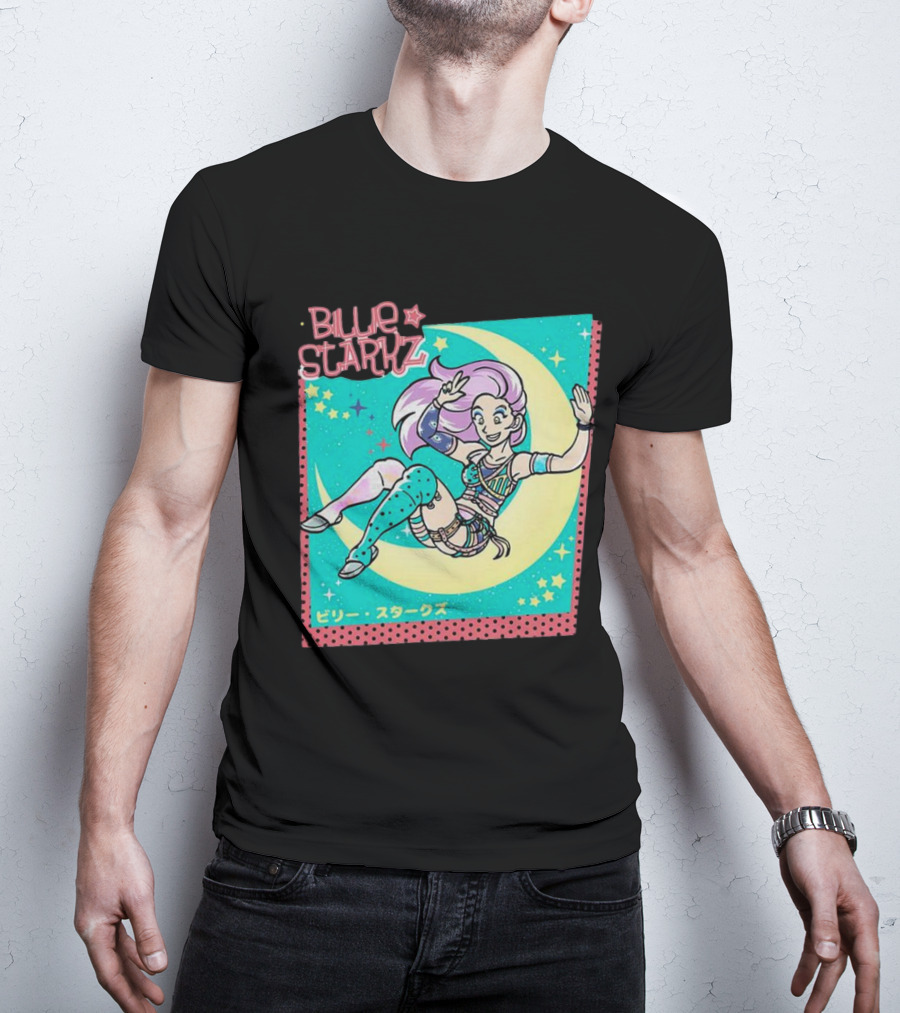 Billie Starkz All Elite Wrestling Moon Jump T-Shirt