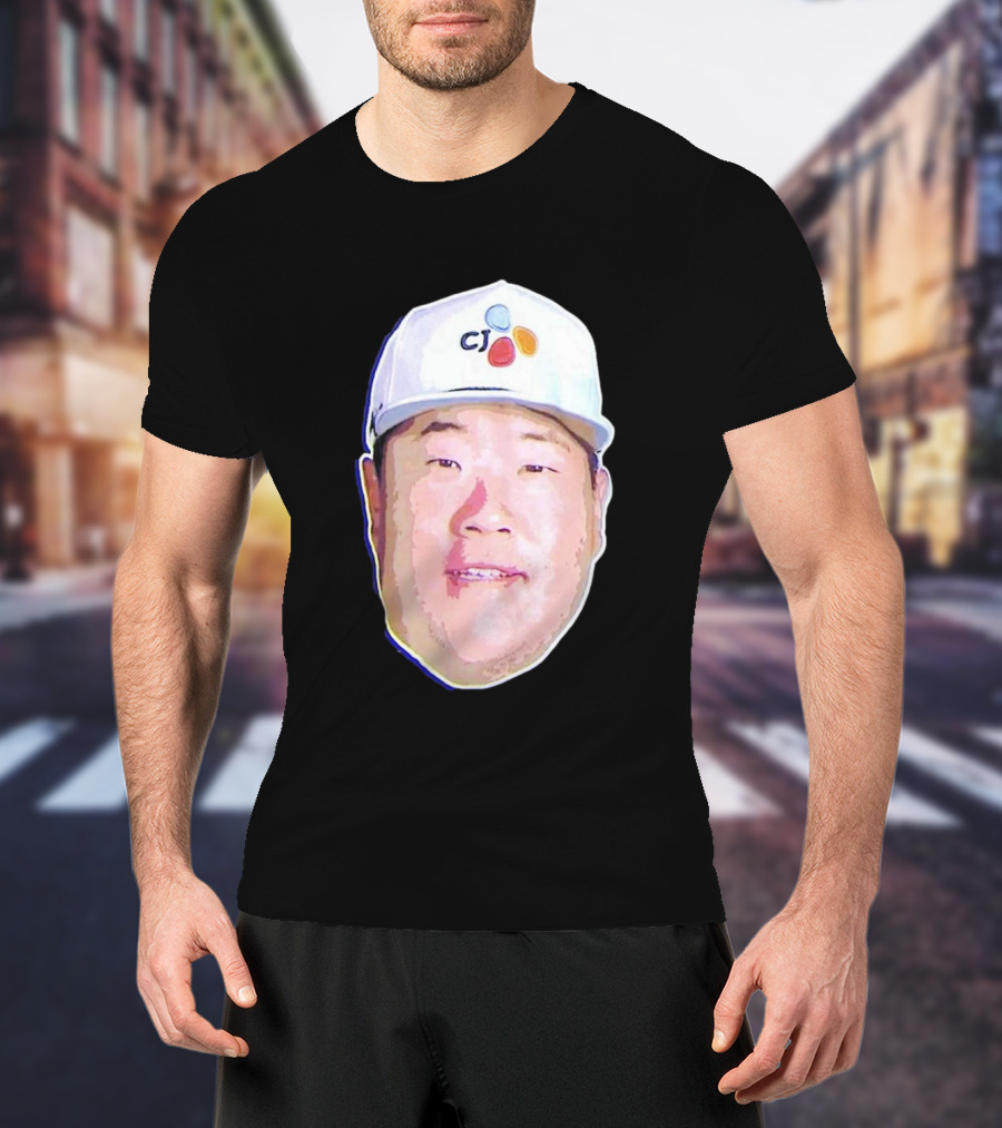Big Head Sungjae Im CJ Cap Tracker T-Shirt