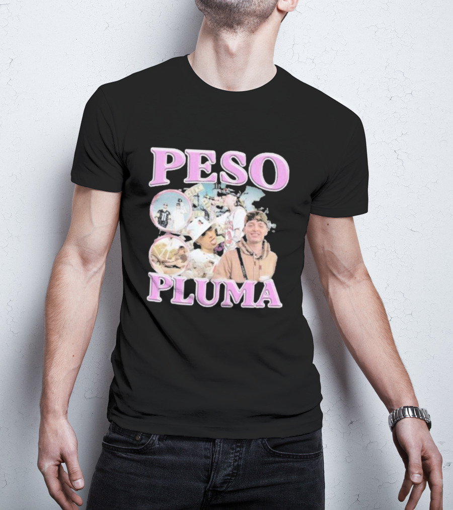 Peso Pluma Pink Collage T-Shirt