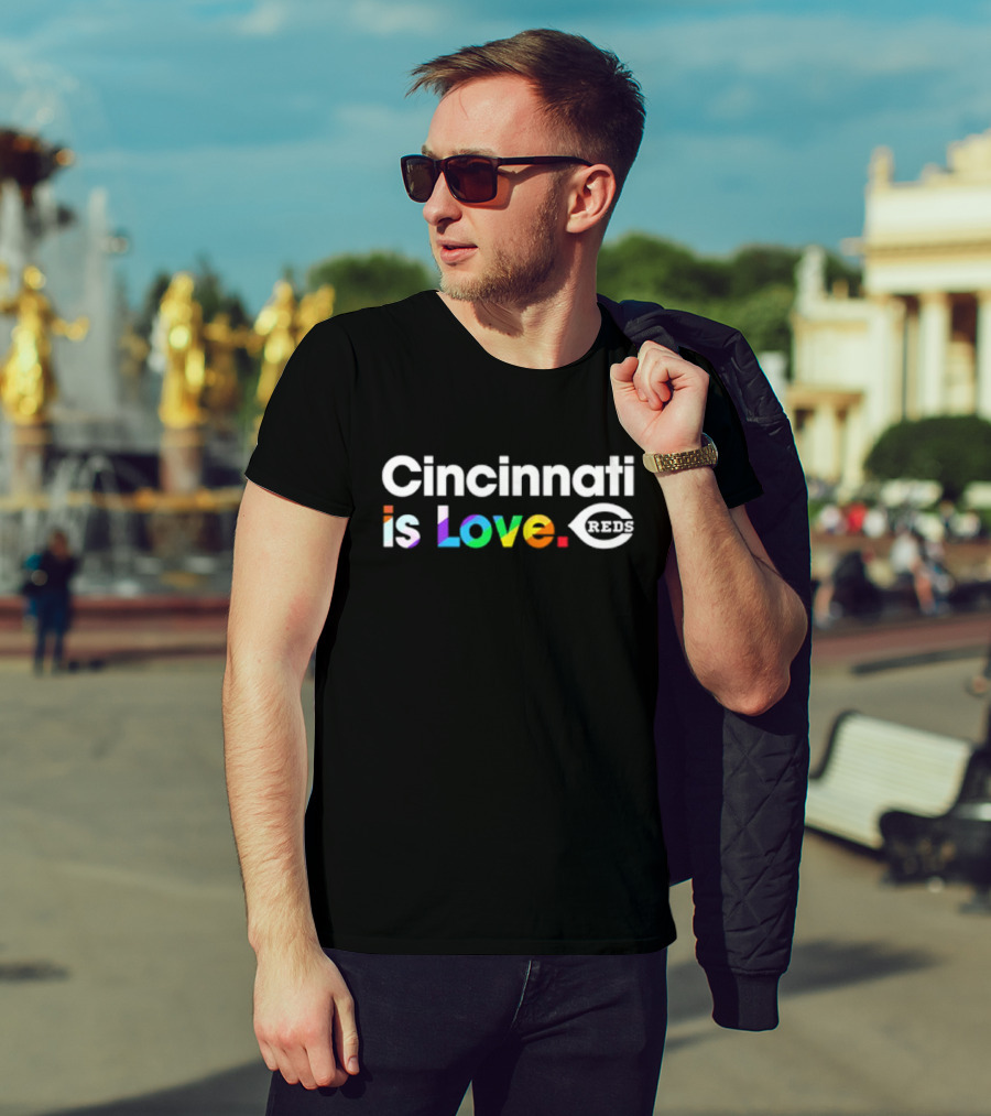 Cincinnati Reds Is Love Reds MLB City Pride T-Shirt