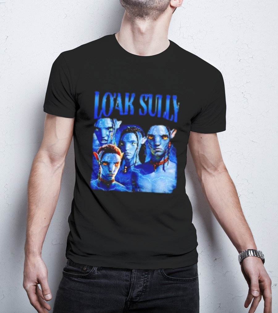Lo'ak Sully Avatar Characters Blue Na'vi T-Shirt