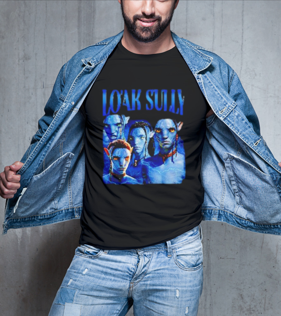 Lo'ak Sully Avatar Characters Blue Na'vi T-Shirt
