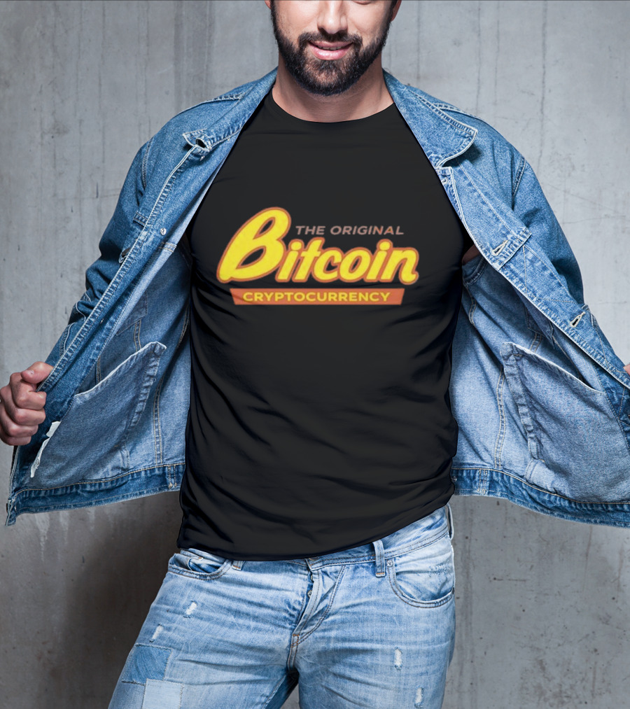 The Original Bitcoin Cryptocurrency Bow Tie T-Shirt