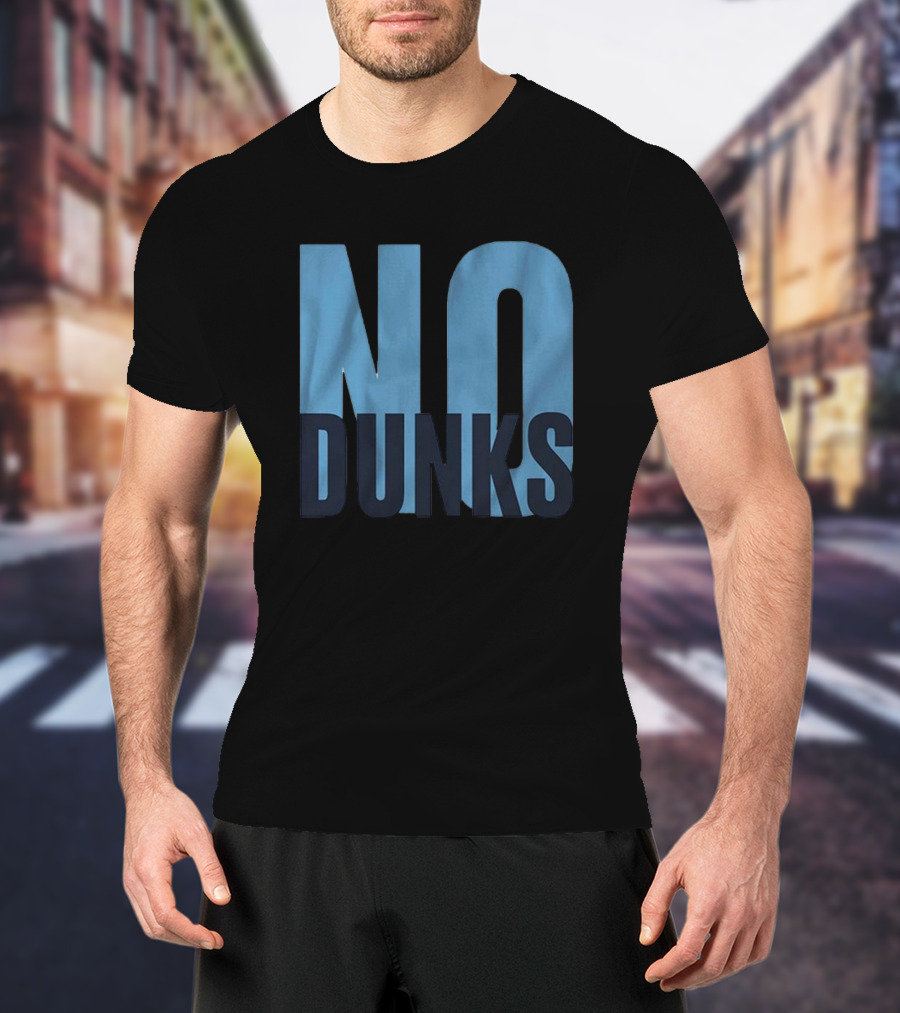 No Dunks Podcast Merchandise Blue T-Shirt