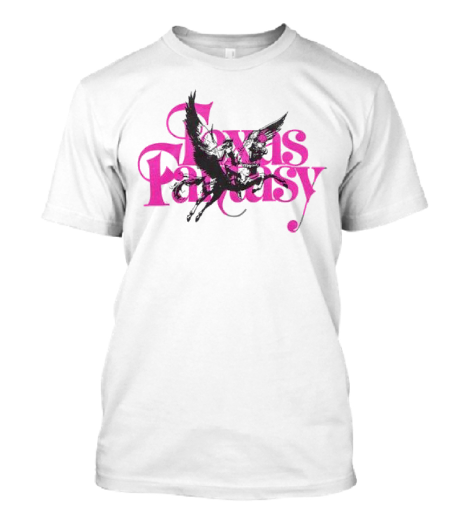 Texas Fantasy Mixed Media Typography T-Shirt