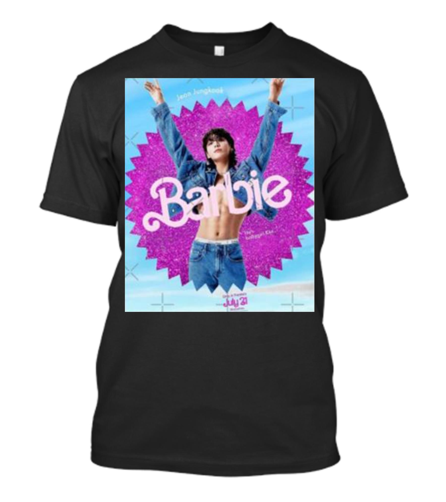 Jeon Jungkook Barbie July 21 Ken Edition T-Shirt
