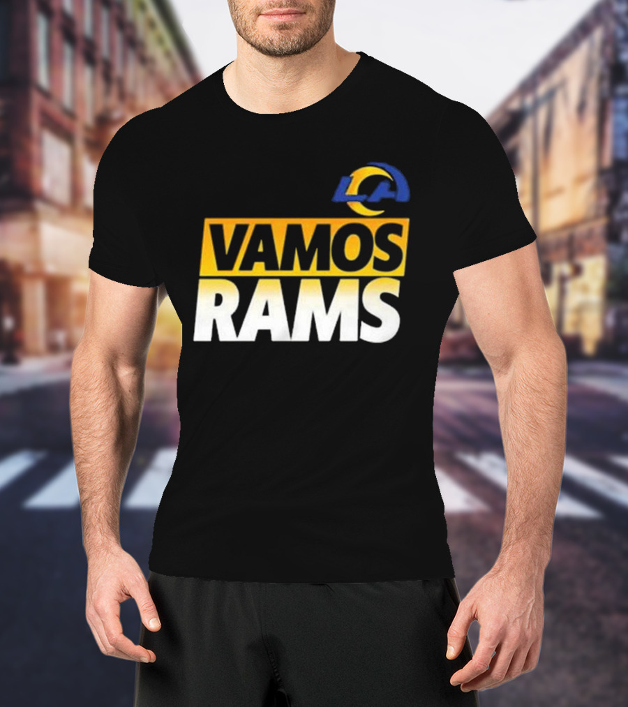 Los Angeles Rams Vamos American Football LA T-Shirt