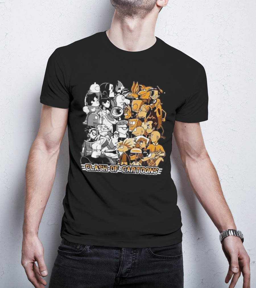 Clash Of Cartoons Battle T-Shirt