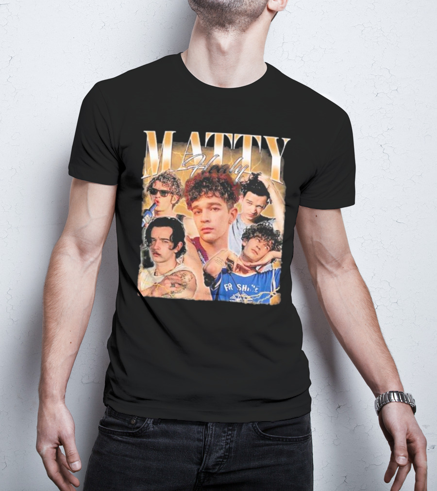 MATTY HEALY Collage Vintage Aesthetic T-Shirt