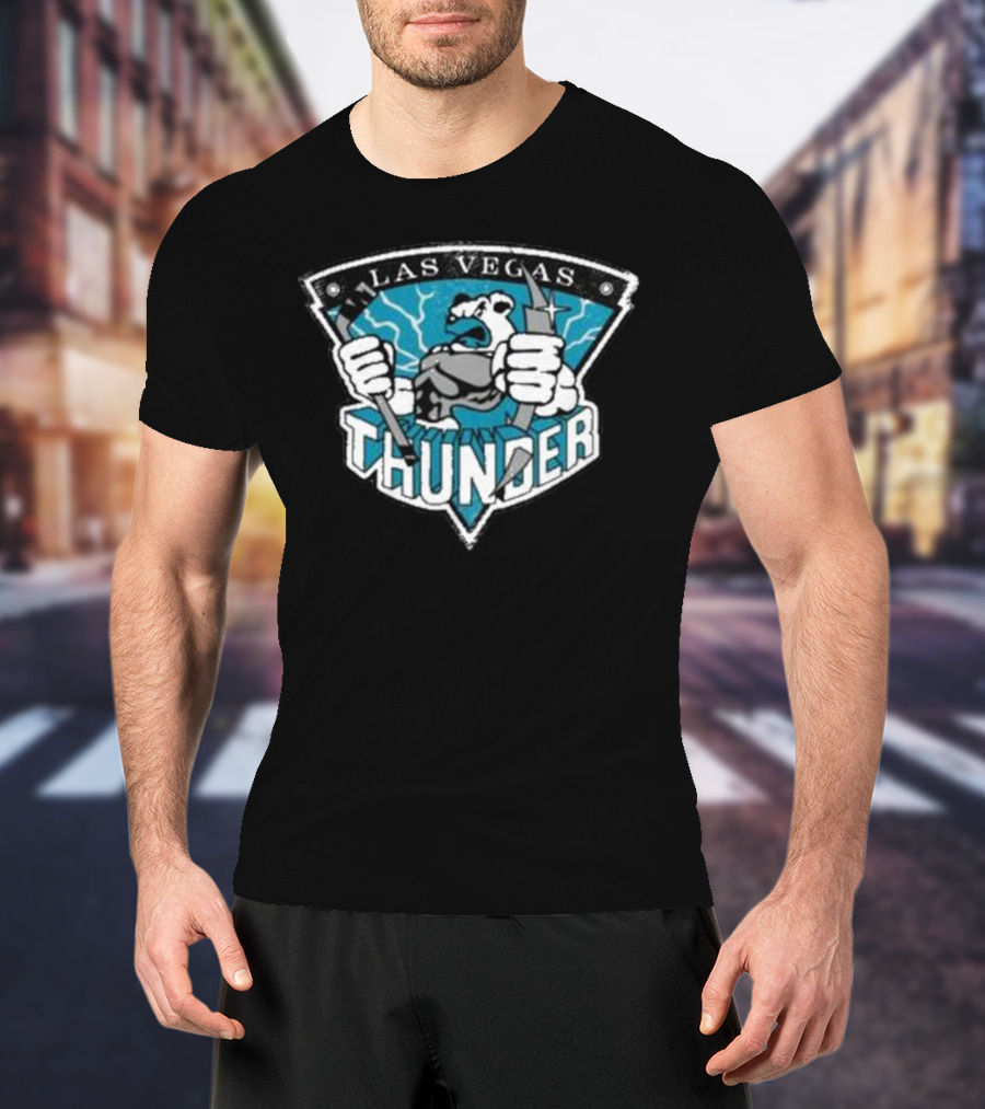 Las Vegas Thunder Hockey Polar Bear T-Shirt