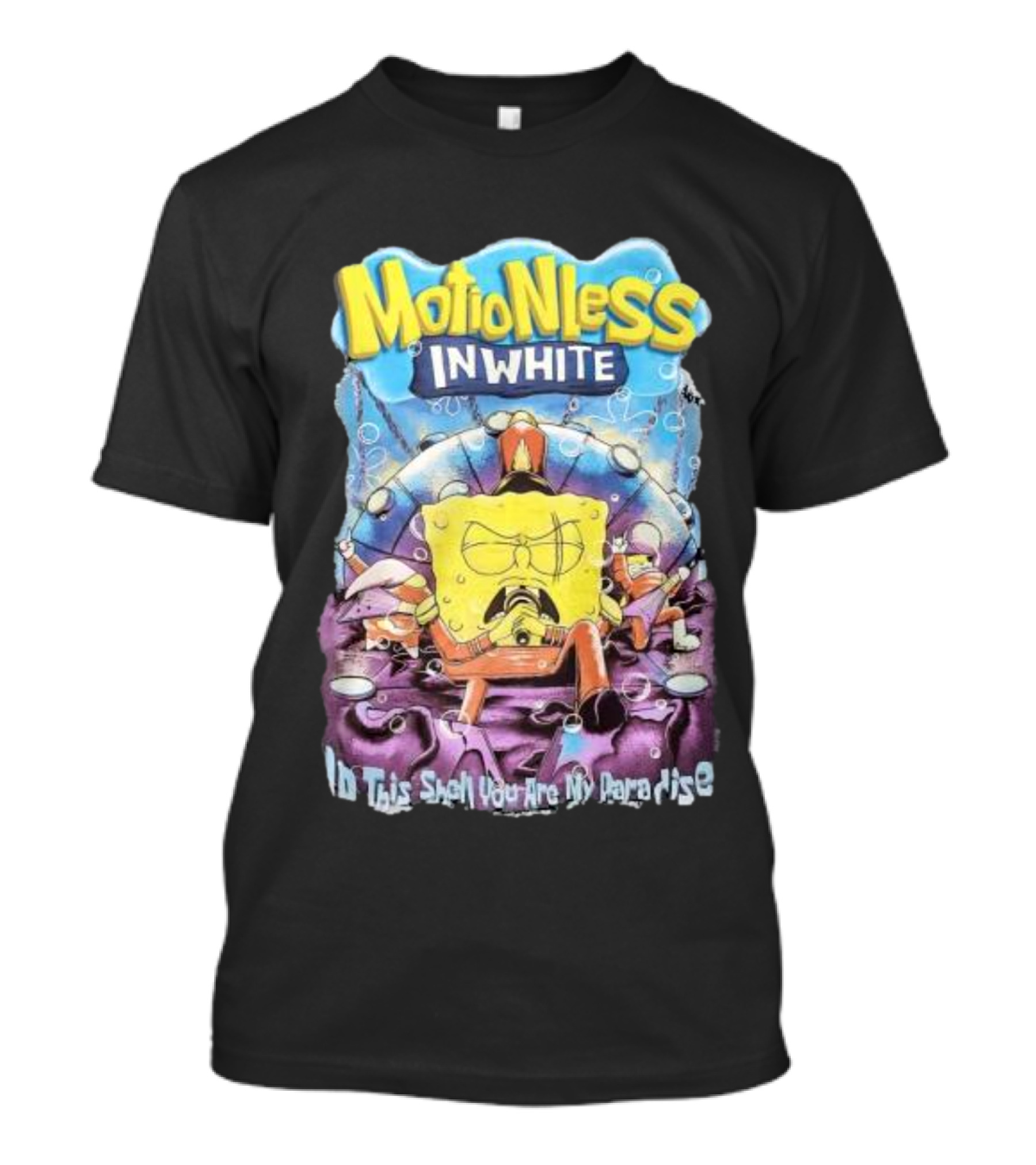 Motionless In White In This Shell You Are My Paradise Spongebob T-Shirt