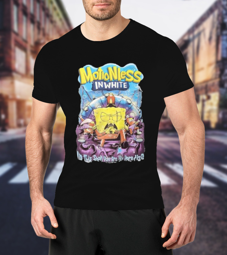 Motionless In White In This Shell You Are My Paradise Spongebob T-Shirt