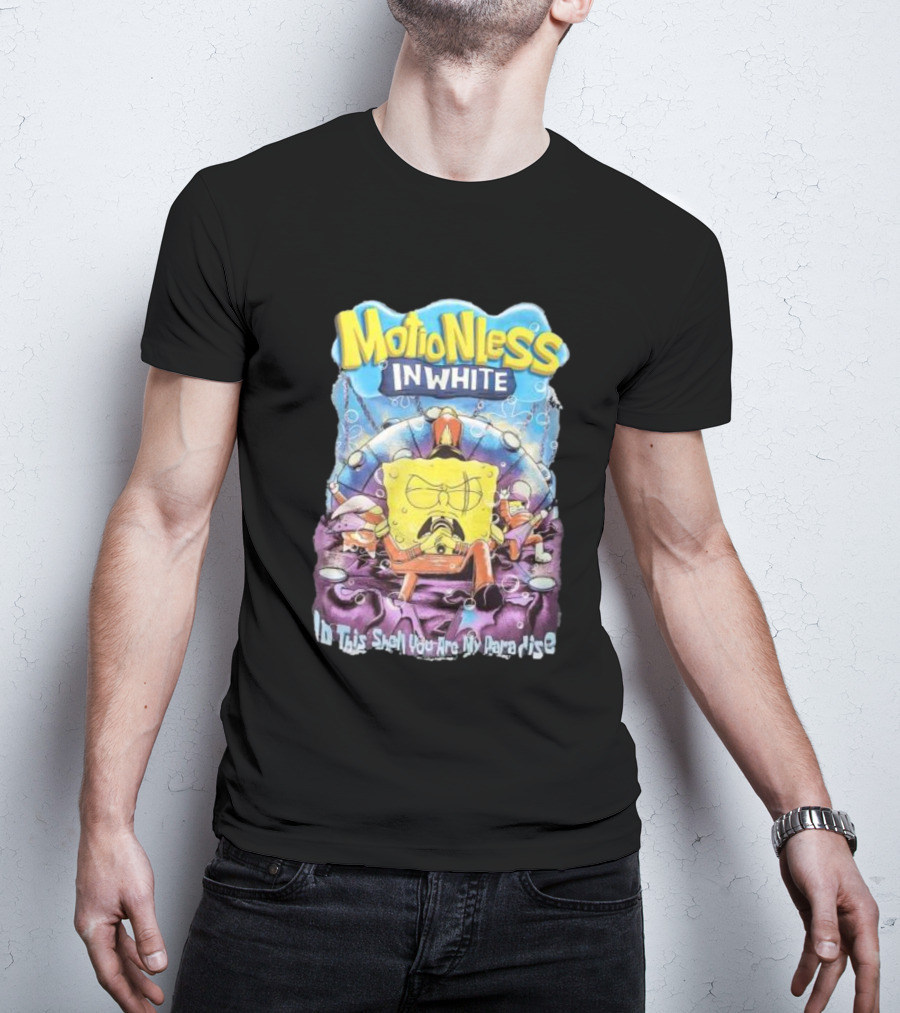 Motionless In White In This Shell You Are My Paradise Spongebob T-Shirt