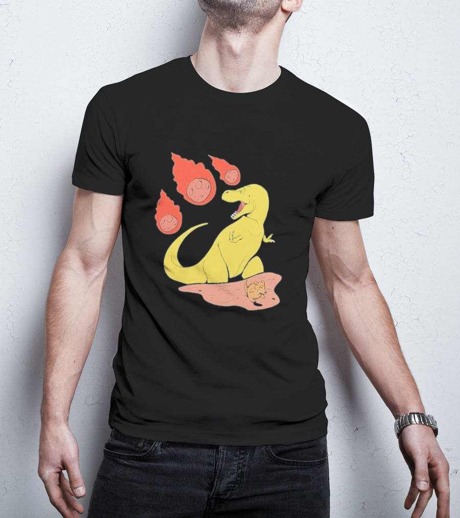 SMBC Dinosaur And Meteor Save Yourself Mammal T-Shirt