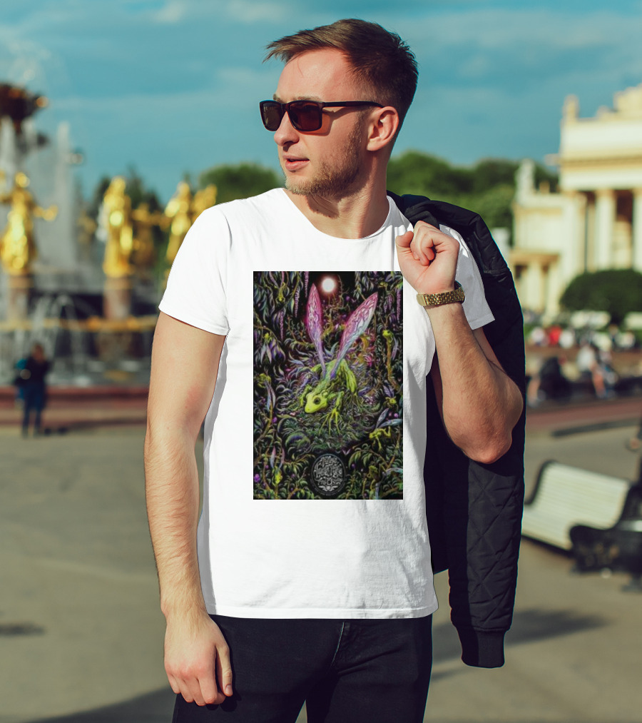 Les Claypool’s Fearless Flying Frog Brigade Psychedelic Creature Art Wheatland T-Shirt