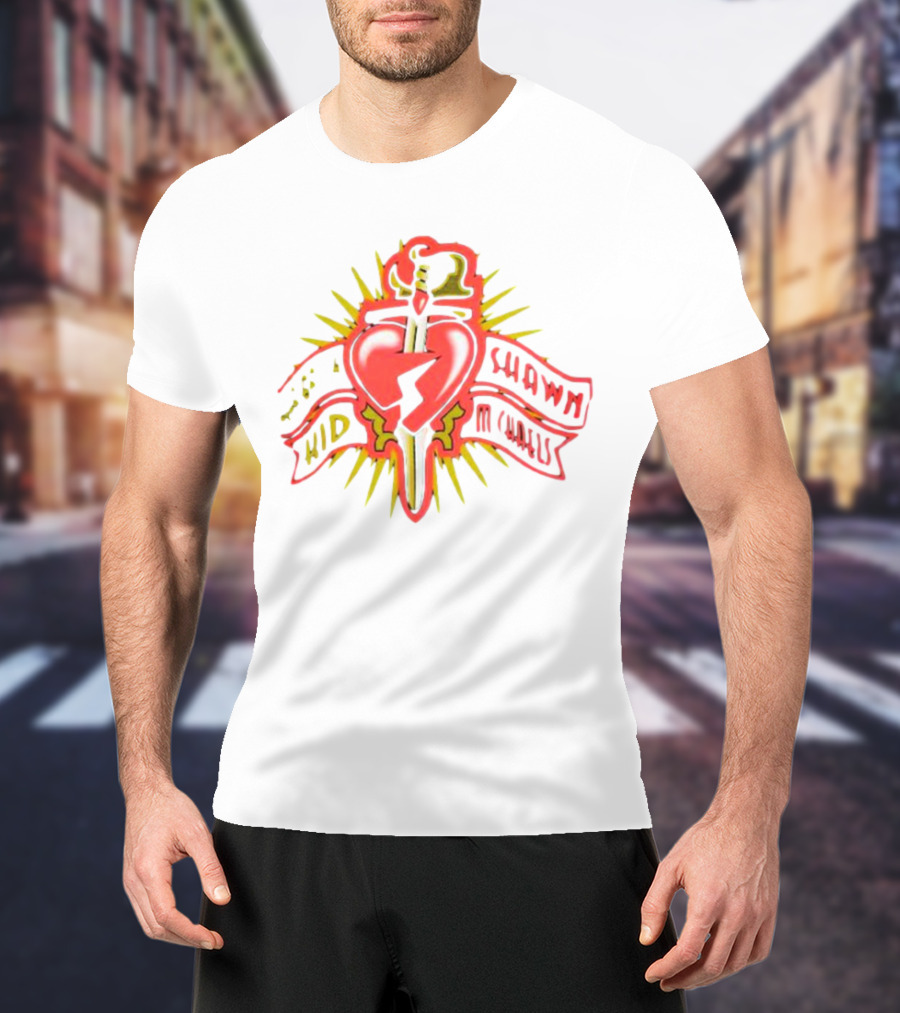 Shawn Michaels Heartbreak Kid Dagger Heart T-Shirt