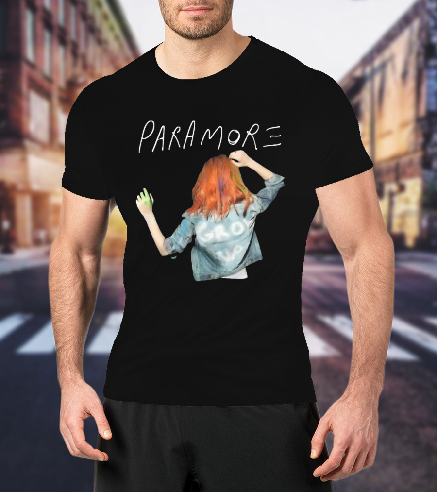 Paramore Grow Up Denim Jacket Back T-Shirt