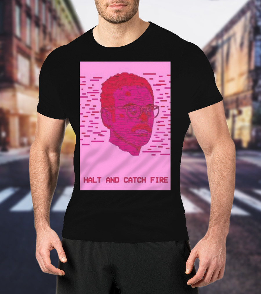 Halt And Catch Fire Retro Pixel T-Shirt