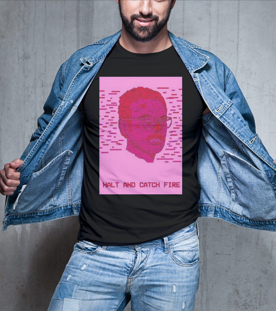 Halt And Catch Fire Retro Pixel T-Shirt
