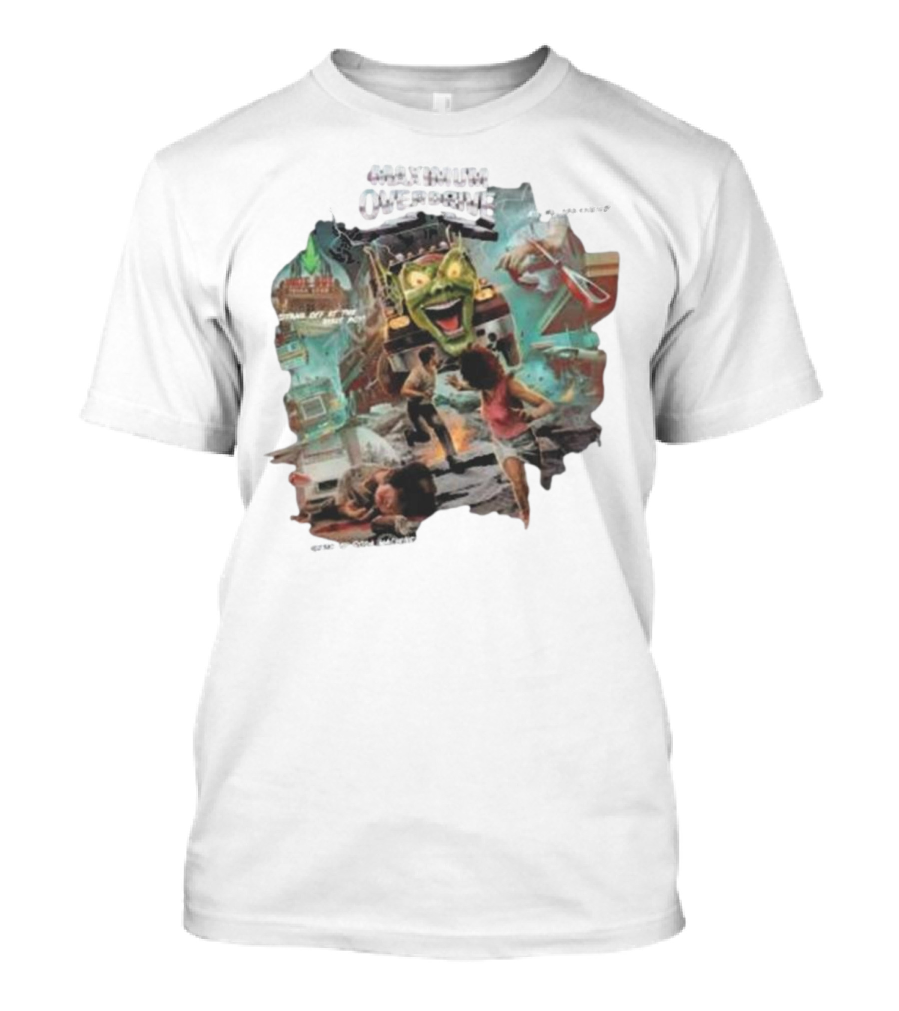 Maximum Overdrive Killer Appliances Stand Off At The Dixie Boy Truck Chase T-Shirt