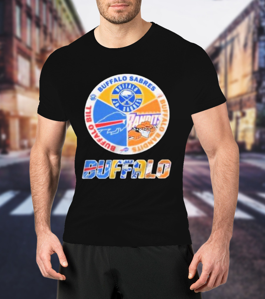 Buffalo Sabres Bandits Bills Team Sport Legend T-Shirt