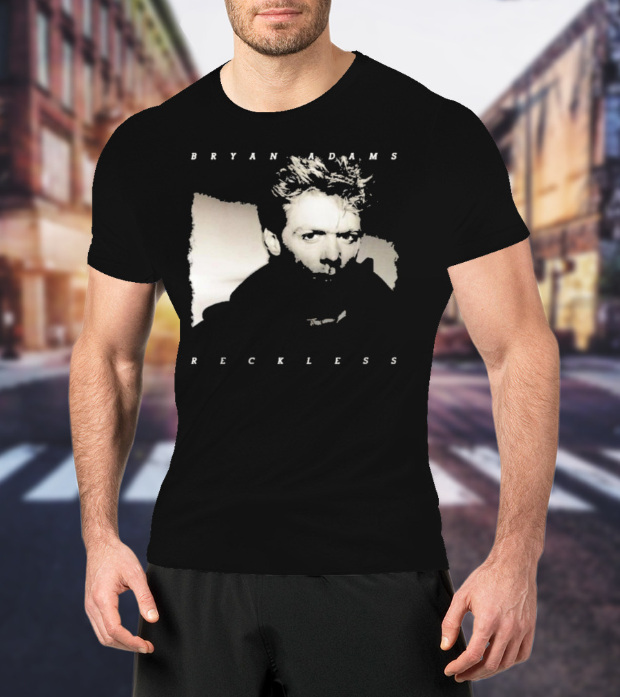 Bryan Adams Reckless Album Cover T-Shirt