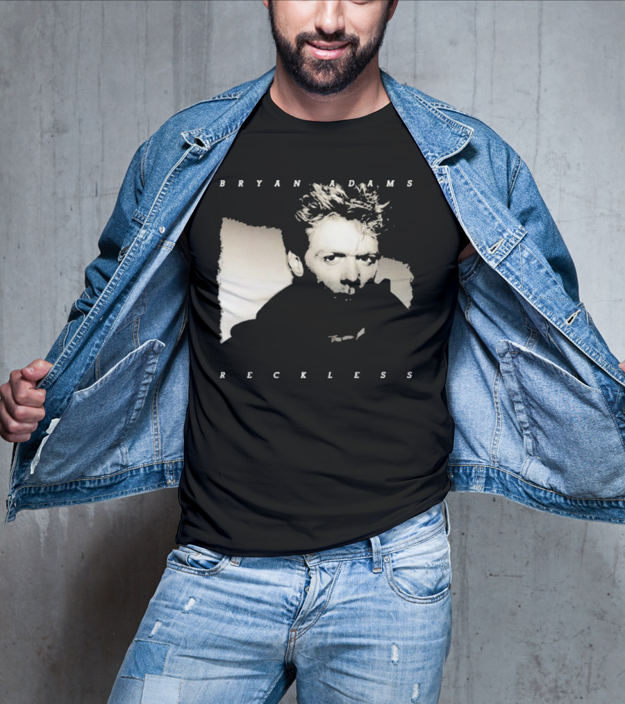 Bryan Adams Reckless Album Cover T-Shirt