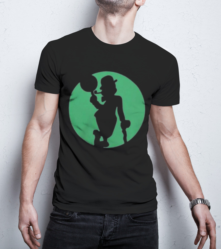 Boston Celtics Shamrock Silhouette Brand T-Shirt