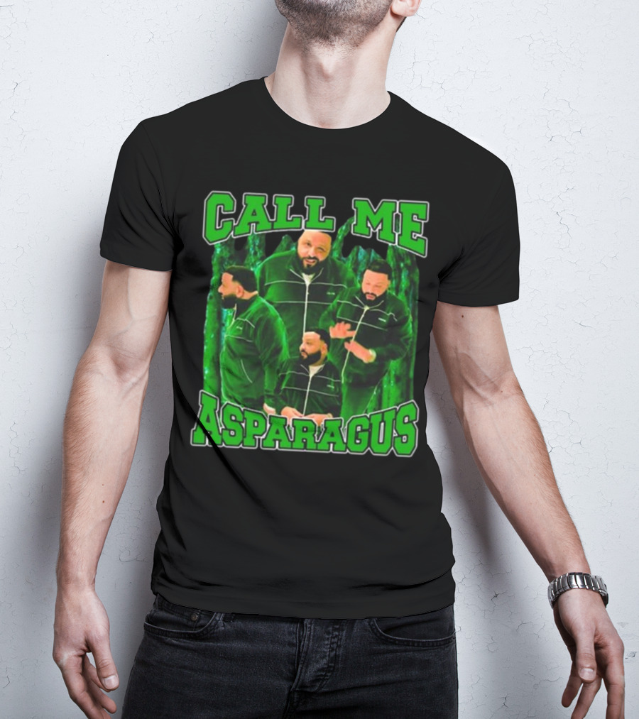 Call ME Asparagus Green Tracksuit Dj Look T-Shirt