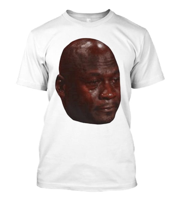 Crying Michael Jordan Meme Iconic Expression T-Shirt