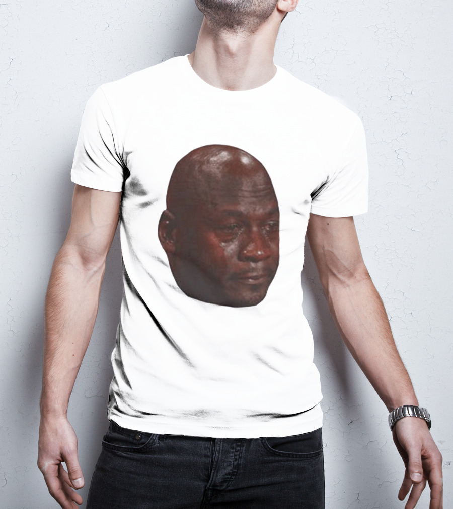 Crying Michael Jordan Meme Iconic Expression T-Shirt