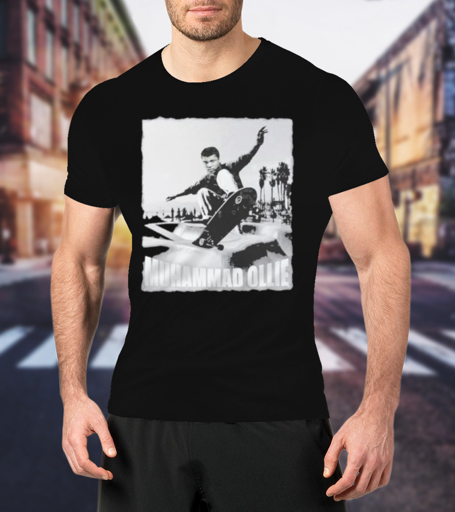 Muhammad Ollie Skateboarding Legend Crossover T-Shirt