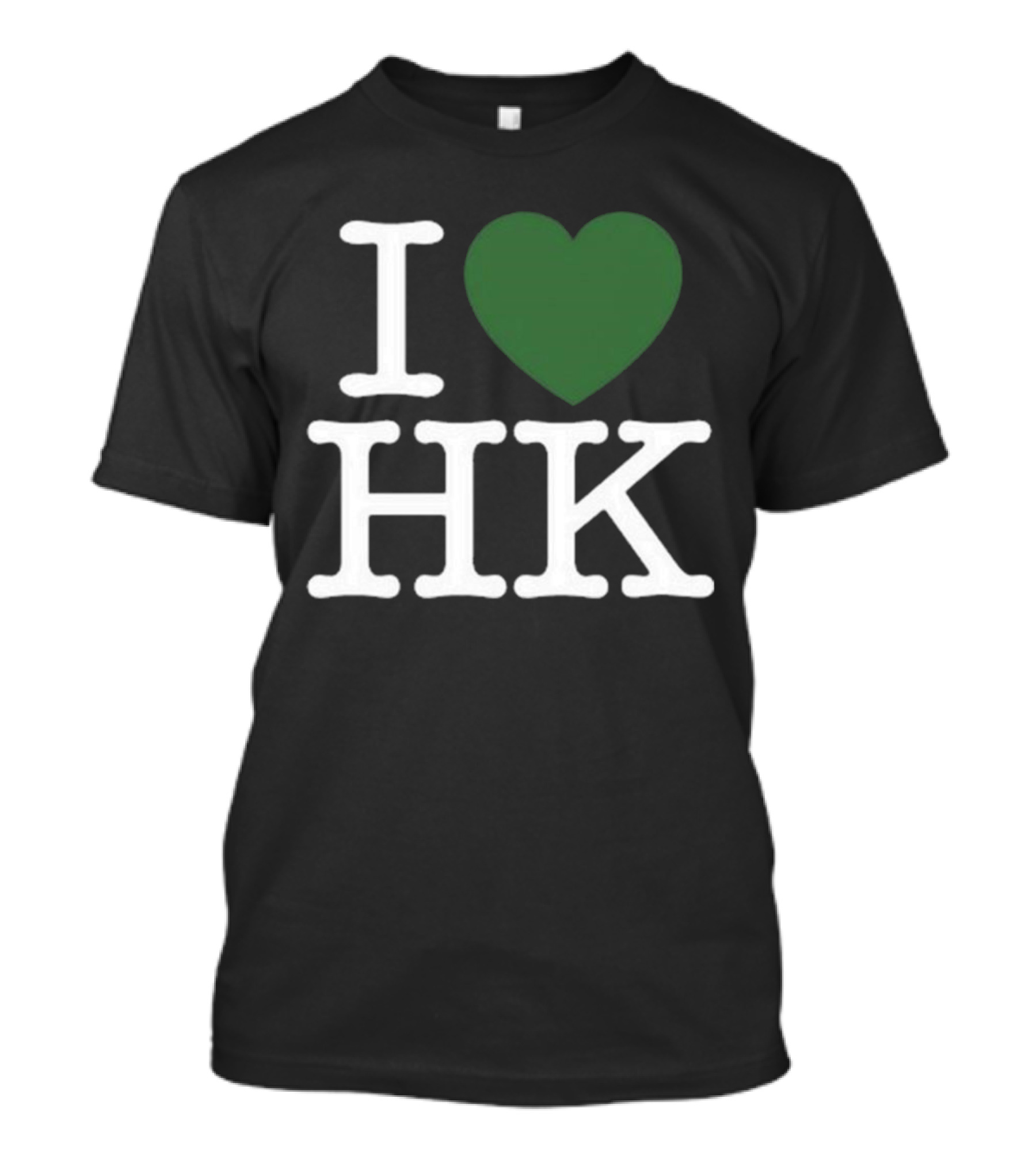 Robert Saleh I Love HK Green Heart T-Shirt