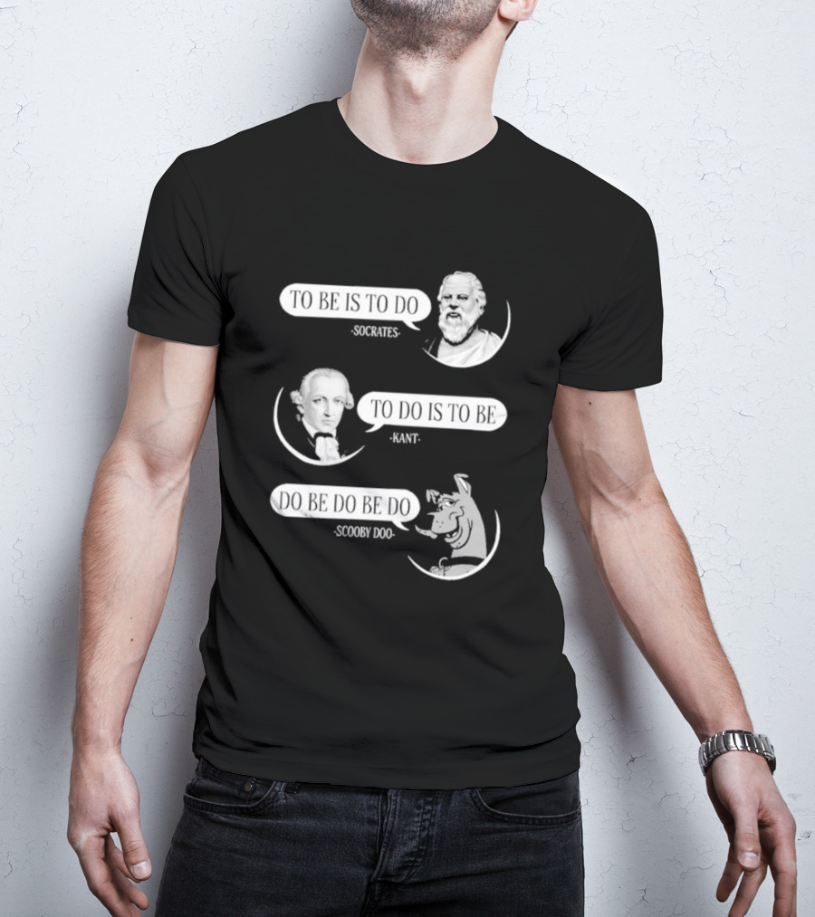 Socrates Kant Scooby Doo Philosophy Mashup T-Shirt