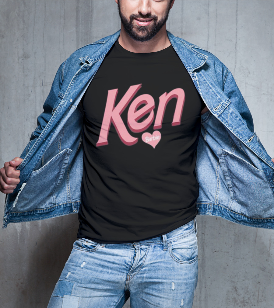 Ken Barbie Heart Love Valentine's T-Shirt