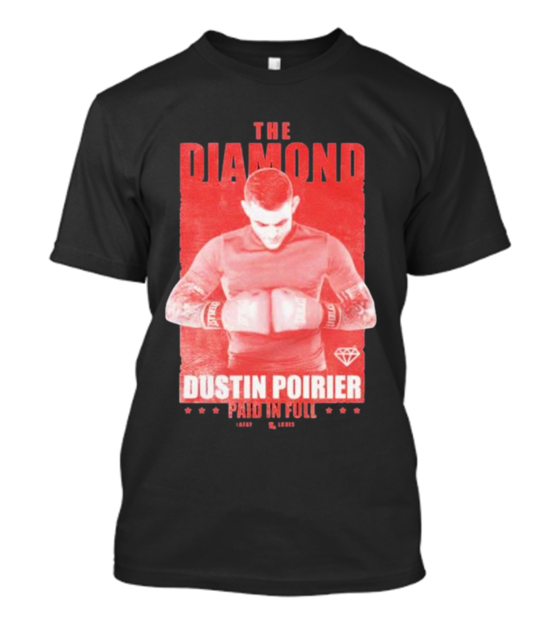 The Diamond Dustin Poirier Paid In Full Diamond Boxing T-Shirt