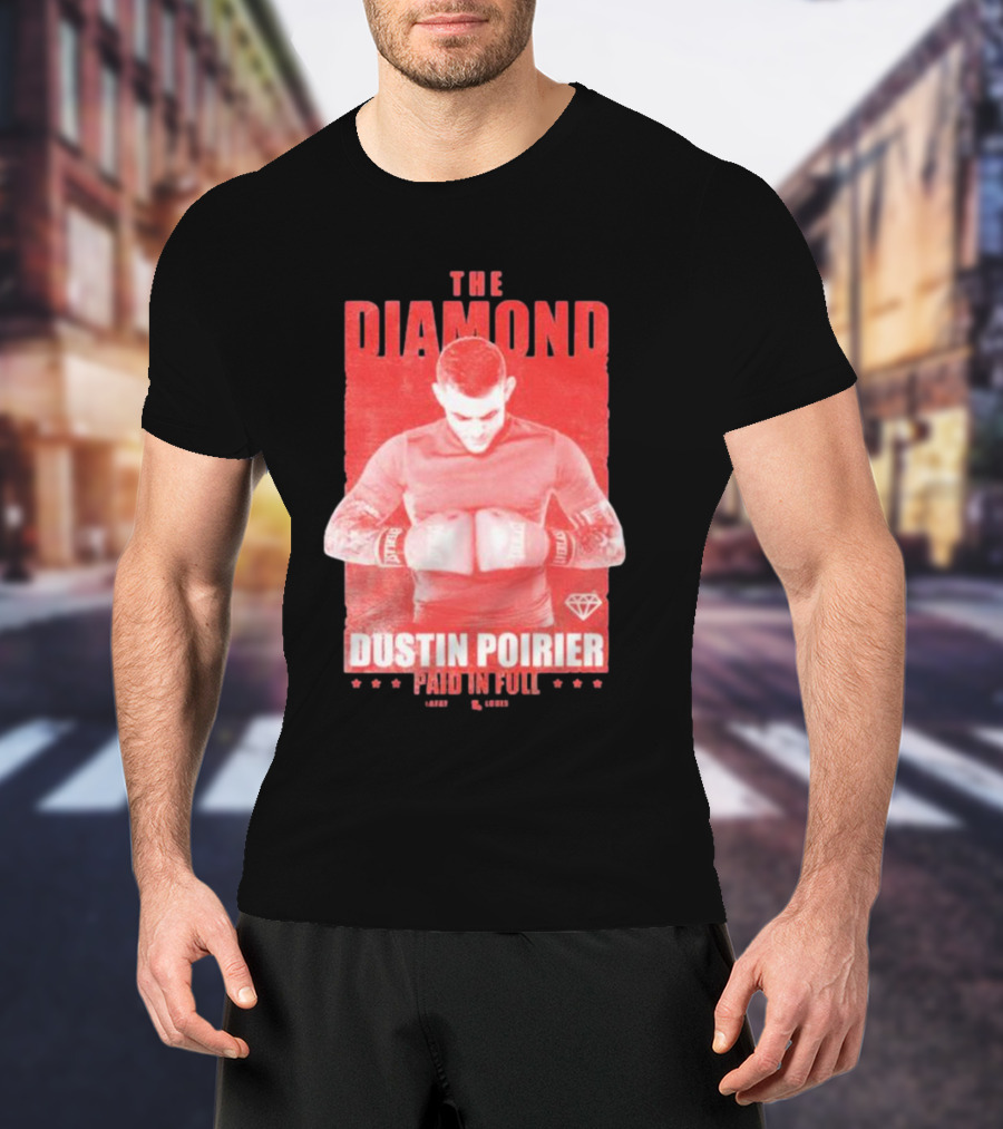 The Diamond Dustin Poirier Paid In Full Diamond Boxing T-Shirt