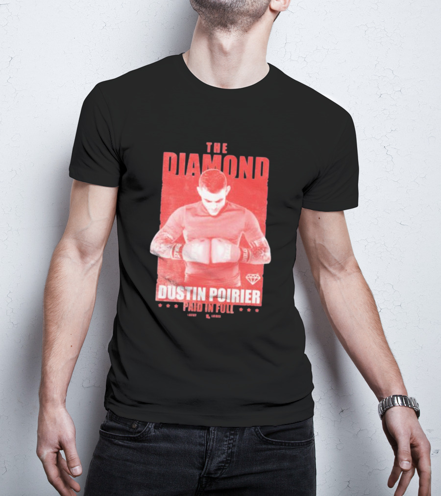 The Diamond Dustin Poirier Paid In Full Diamond Boxing T-Shirt
