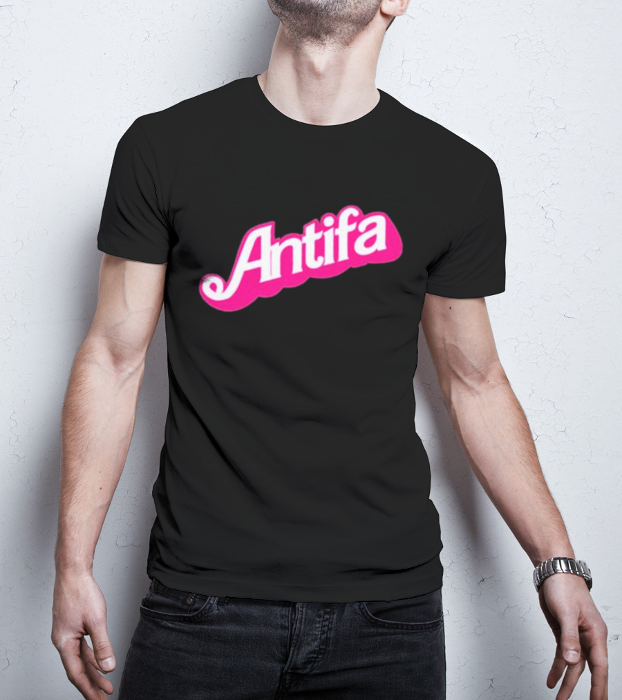 Walter Masterson Barbie Antifa Pink T-Shirt