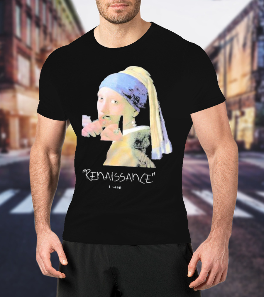 Renaissance Girl With A Pearl Earring Eleven Paris Men's T-Shirt