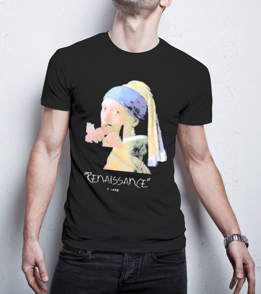 Renaissance Girl With A Pearl Earring Eleven Paris Men's T-Shirt
