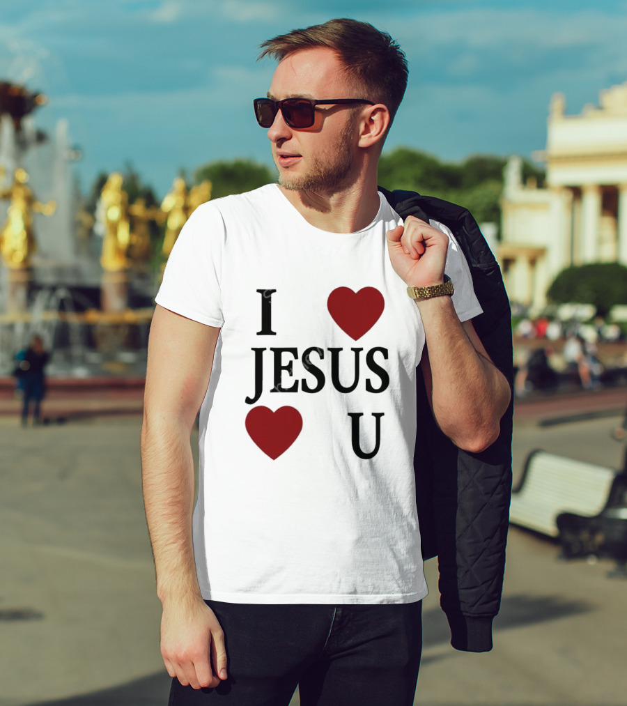 I Love Hearts Jesus Love Heart U T-Shirt
