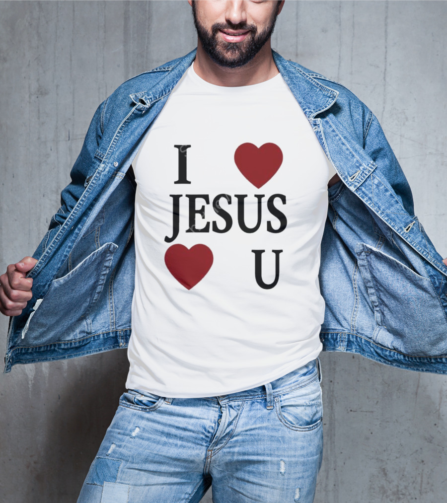 I Love Hearts Jesus Love Heart U T-Shirt