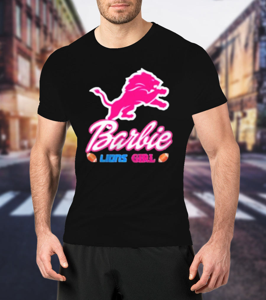 Barbie Lions Girl Football T-Shirt