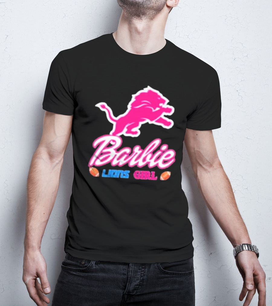Barbie Lions Girl Football T-Shirt