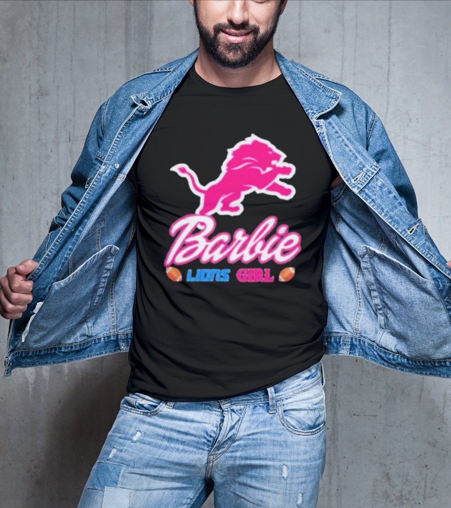 Barbie Lions Girl Football T-Shirt
