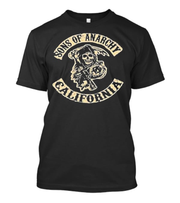 Sons Of Anarchy Death Reaper Emblem California T-Shirt